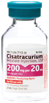 Cisatracurium Besylate Injection, USP 200 mg per 20 mL